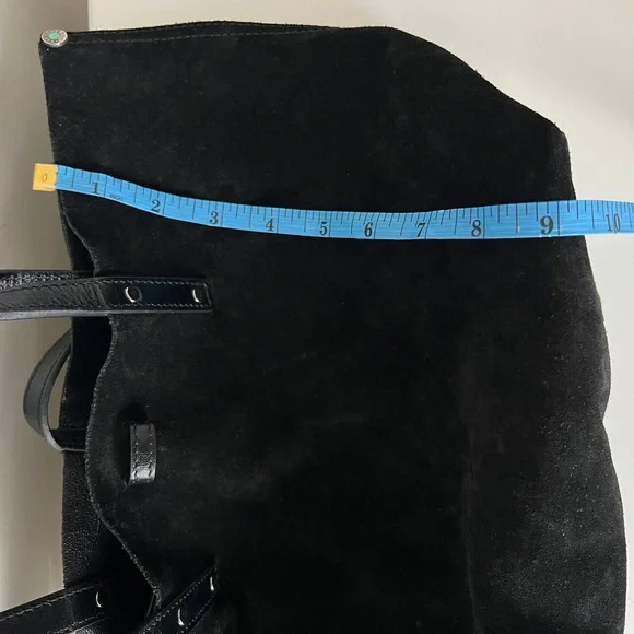 Tiffany & Co Reversible Black Suede/Leather Tote Bag (Small) - Picture 14 of 15